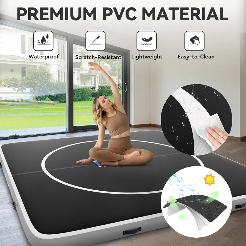 Custom Sizes PVC Inflatable Wrestling Mat BJJ MMA Judo Boxing Unisex Sport Mat Somersault Air Cushion, Wrestling Training Mat view 5