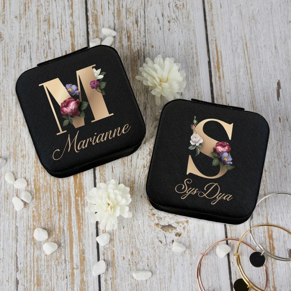 Jewelry Box Gifts for Women Travel Jewelry Case Personalized Jewelry Boxes Bridesmaid Gift Bridesmaid Proposal Bridal Party