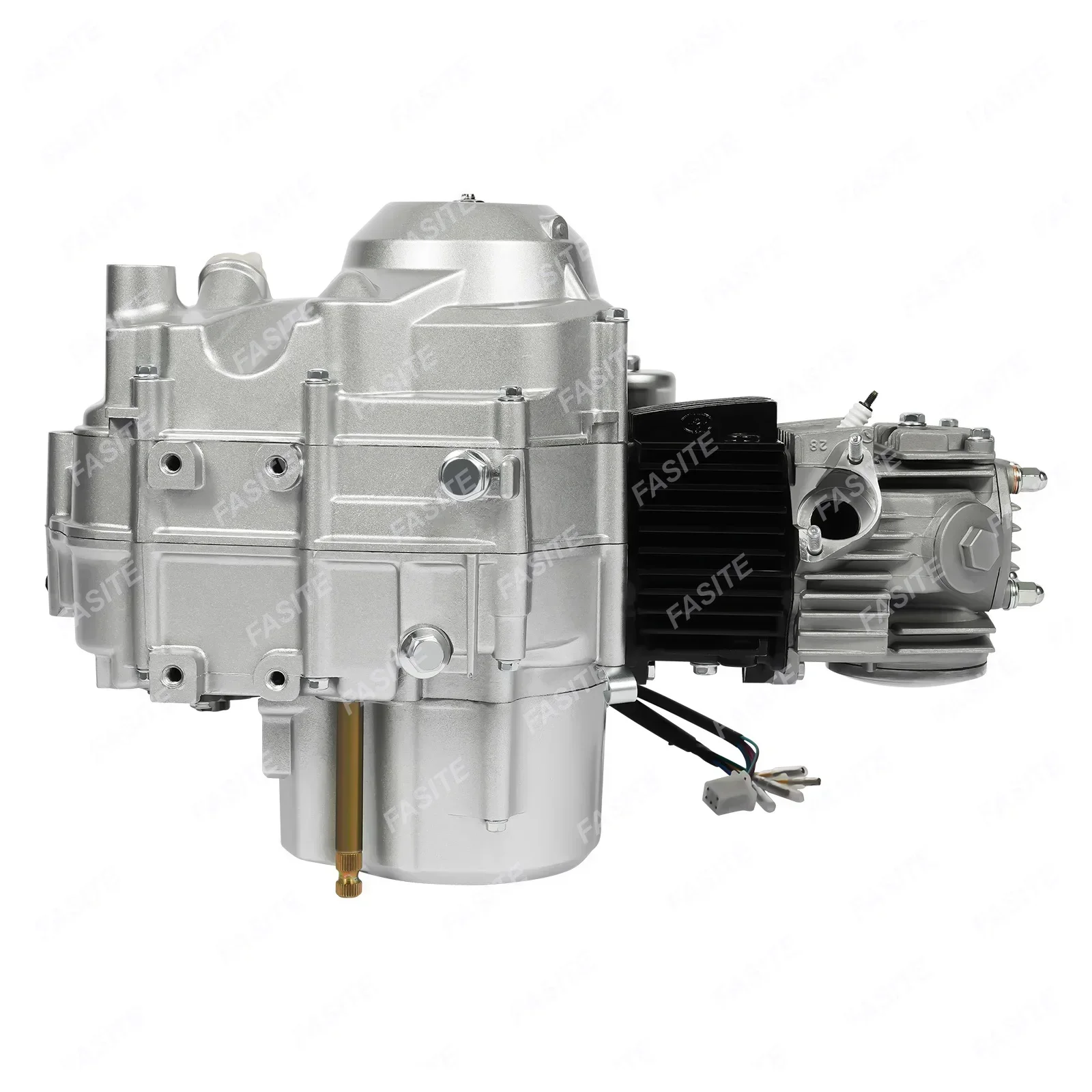 Para Kit de Motor ATV de 4 tiempos de 125cc con arranque eléctrico inverso Semi Auto Go kart Quad + marcha atrás