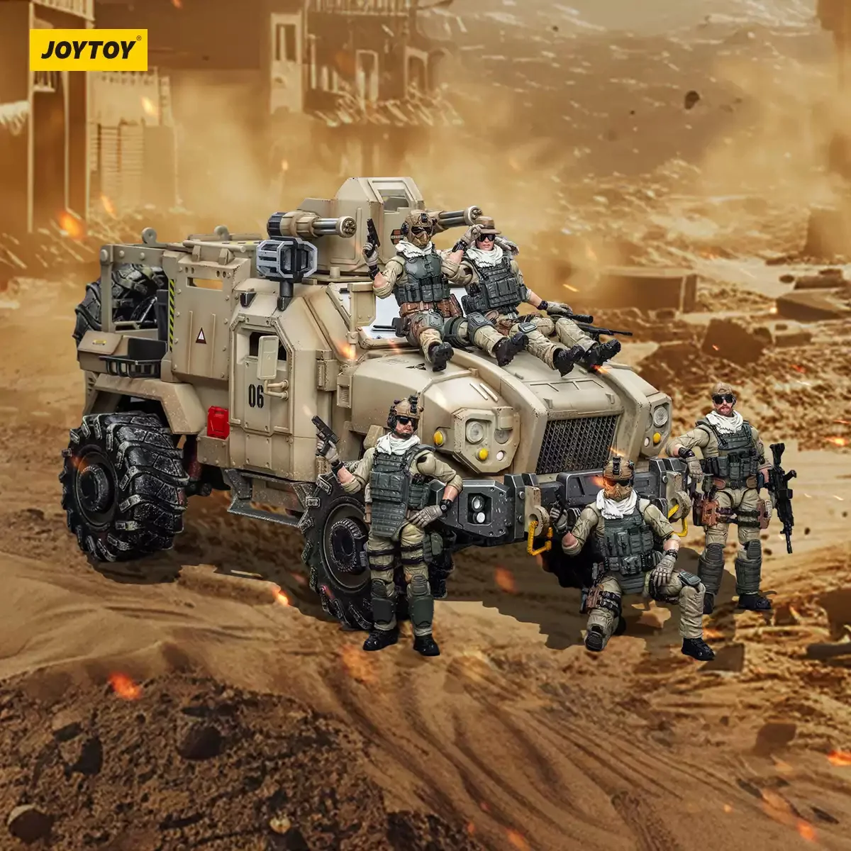 

JOYTOY Hardcore Coldplay 1/18 JT9459 Cyclone Assauit Armored Car Action Figure Model Toys For Collection Gift