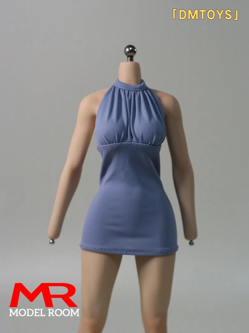 DMTOYS DF093 1/6 échelle femme dos nu robe jupe courte vêtements modèle adapté 12 ''TBL S53 AT203 VCD01 soldat figurine corps