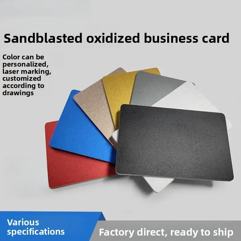 Sandblasted Texture Business Membership Card Custom Laser Cut Hollow Embossed Printing