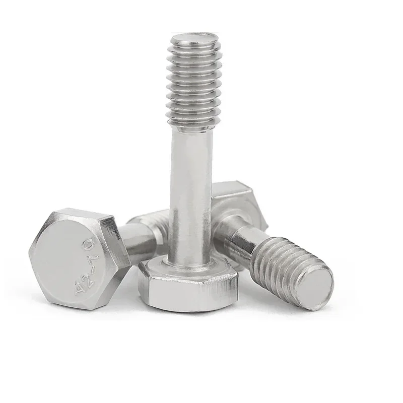 304 stainless steel outer hexagonal half-thread loose non-slipping screwGB838 non-slipping screw anti-loosing anti-slipping bolt