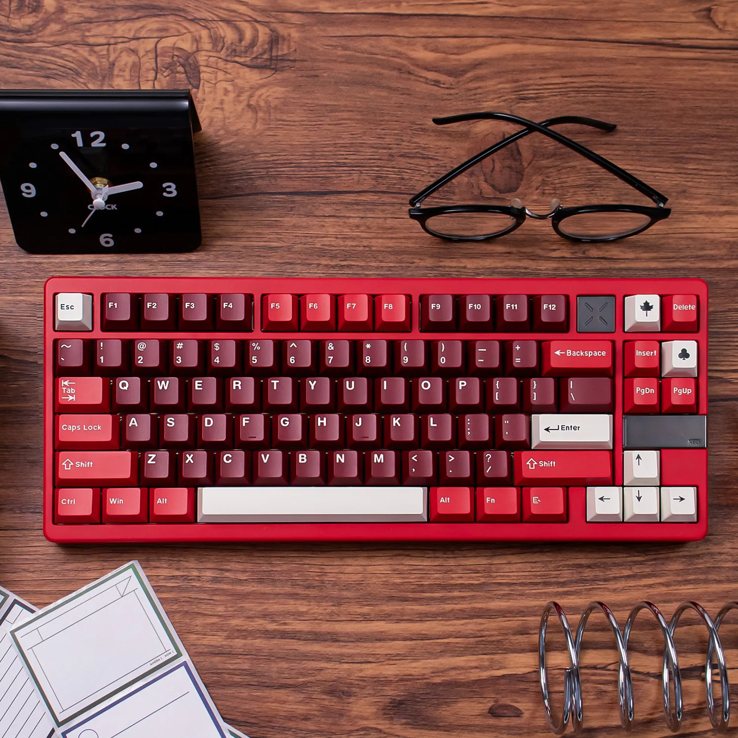 GMK Keycap PBT Keycaps Double Shot Cherry Profile For MX Mechanical Keyboard 8008 Red Blue Samurai Fishing