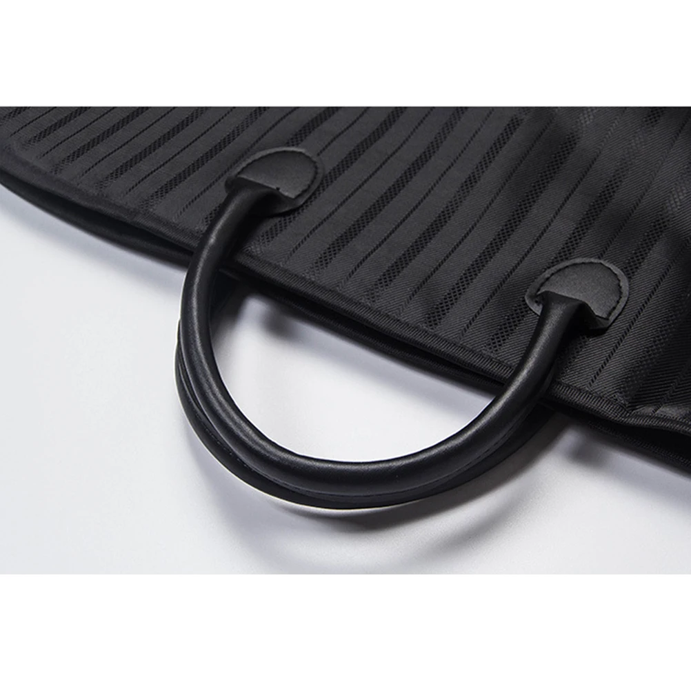 

Oxford Cloth Suit Cover Striped Suit Coat Bag Clothing Storage Bag Breathable Garment Suit Cover Clothes Dress Carrier Bag with