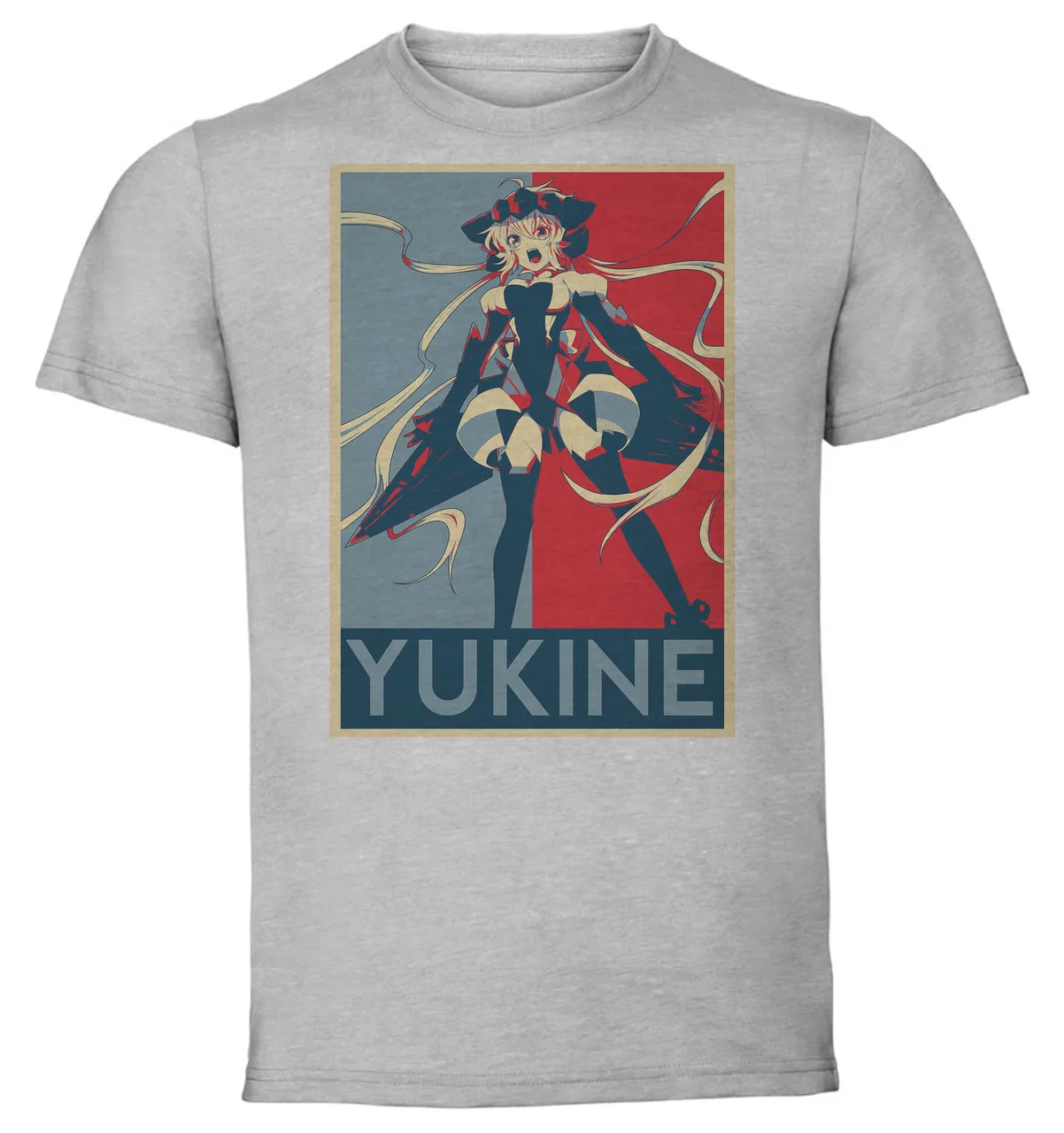 T-Shirt Unisex Grey Propaganda Symphogear Chris Yukine variant