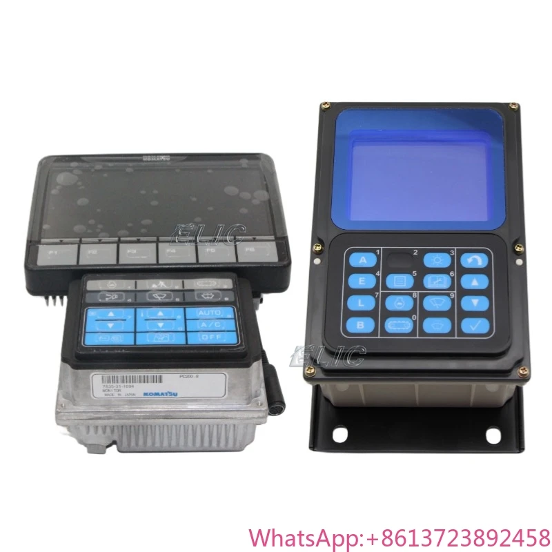 

Excav Display Panel PC200-7 PC200-8 7835-31-1003 7835-31-1008 Excavator Monitor for Komatsu Replacement