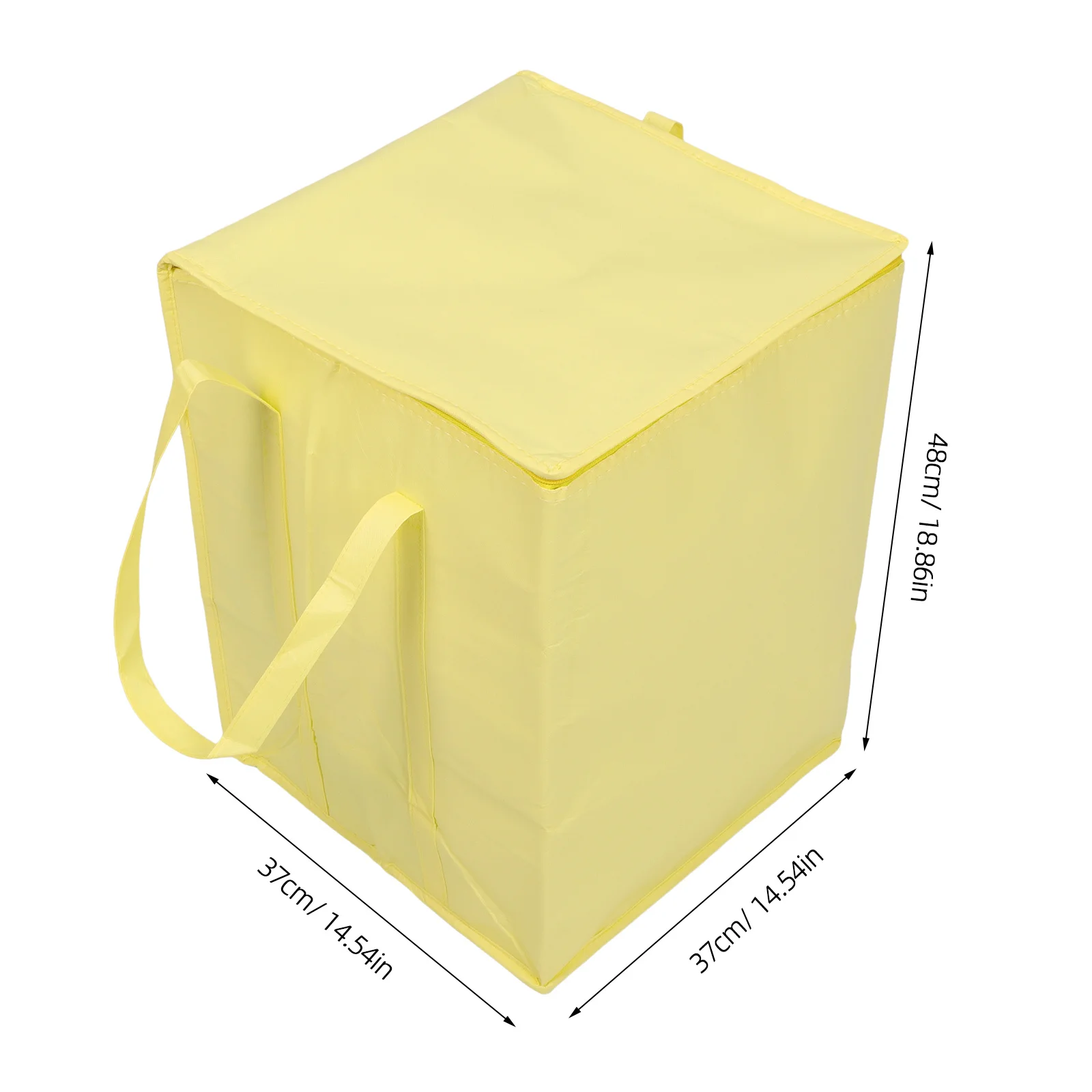 حامل كعكة معزول مع تصميم حقيبة حرارية ومقابض شديدة التحمل وسحاب للإغلاق لحفلات النزهة ونقل الطعام الجامبو #3