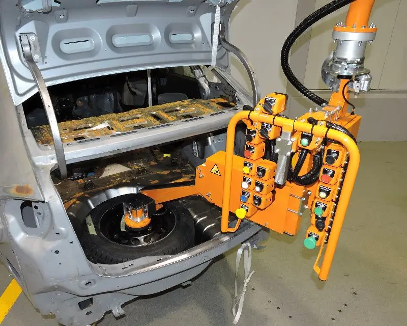 Roboterarm-Greifsysteme, Materialhebeausrüstung für die Handhabung von Autoreifen und Gummirädern