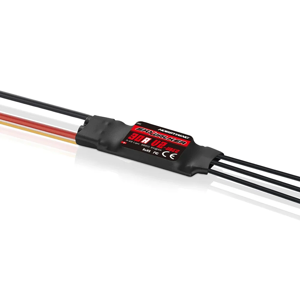 HOBBYWING Skywalker V2 15A 30A 40A 50A 60A 80A 100A Borstelloze ESC Speed Controller UBEC T/XT60 voor RC FPV Quadcopter Drone Vliegtuig