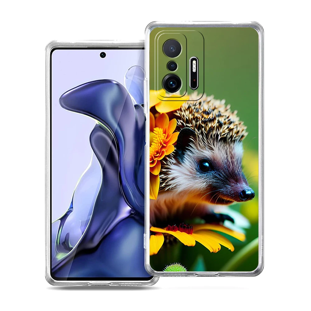 Hedgehog In The Fog Phone Case for Xiaomi Mi Poco F3 X3 X4 GT NFC M3 M4 11 Ultra 12 11X 11i Pro Lite 5G Soft Transparent Cover