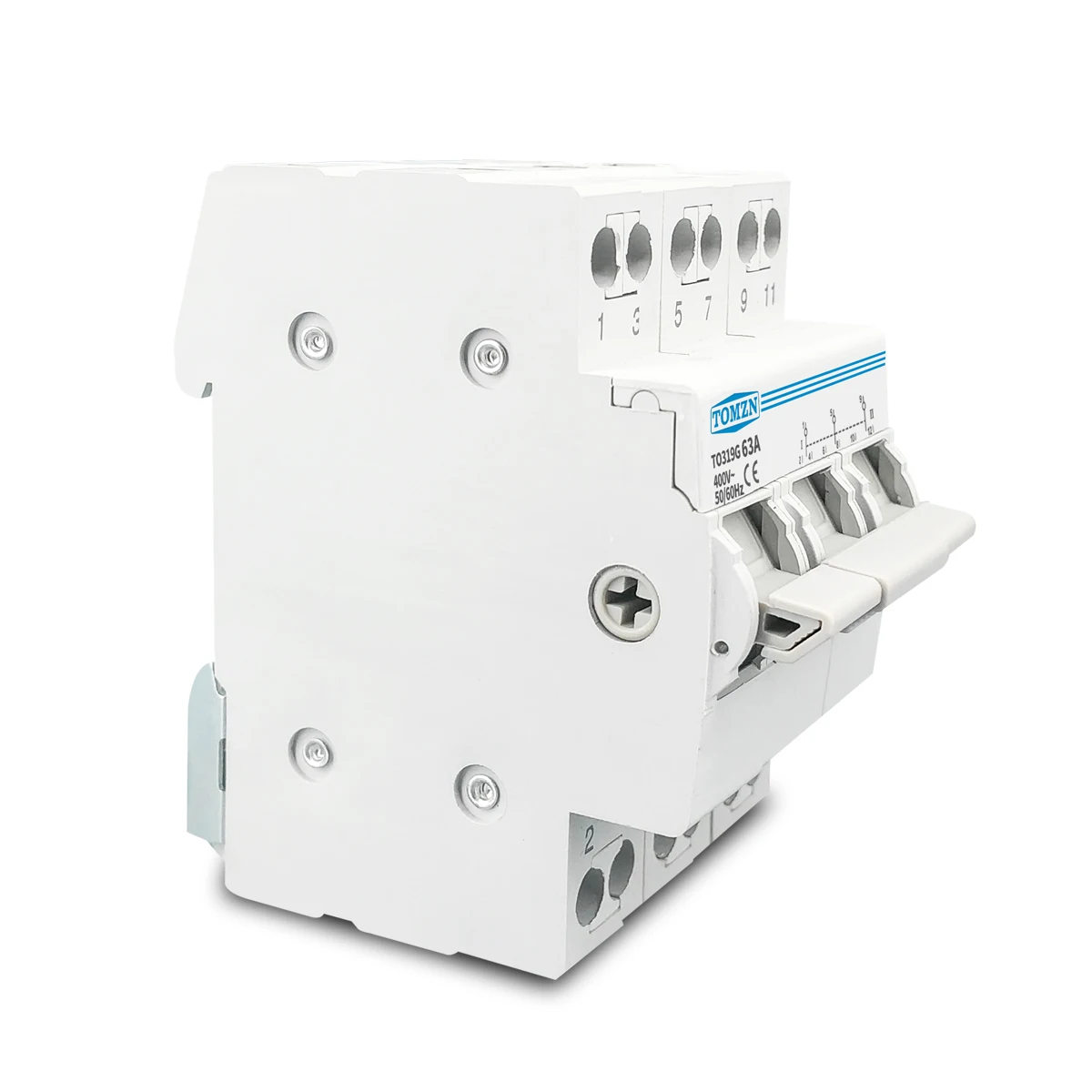 1p 2p 3p 4p 63a tomzn mts interruptor de bloqueio de transferência manual de potência dupla interruptor de isolamento