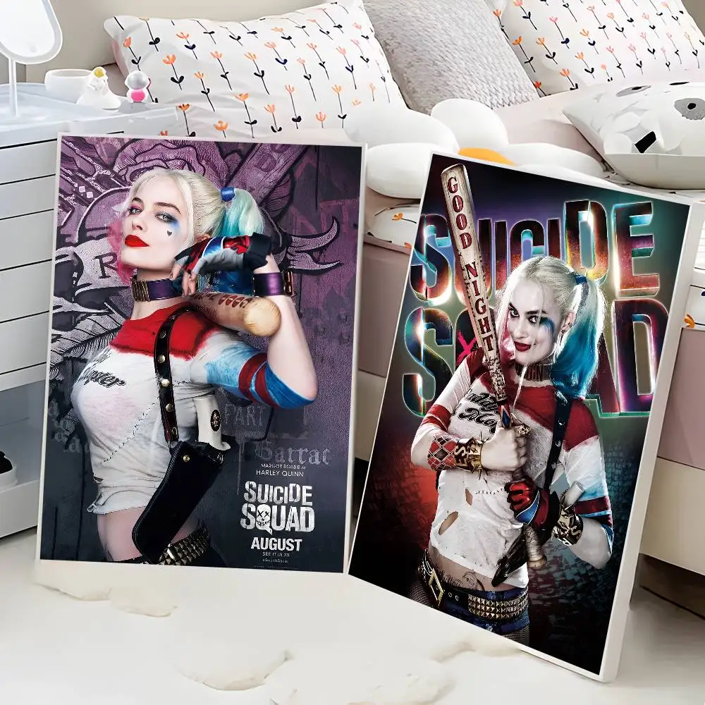1PC B-BEAST K-KINGDOM D-DC H-Harley Q-Quinn Vintage Posters Sticky Whitepaper Sticker DIY Room Bar Cafe Room Wall Decor view 4