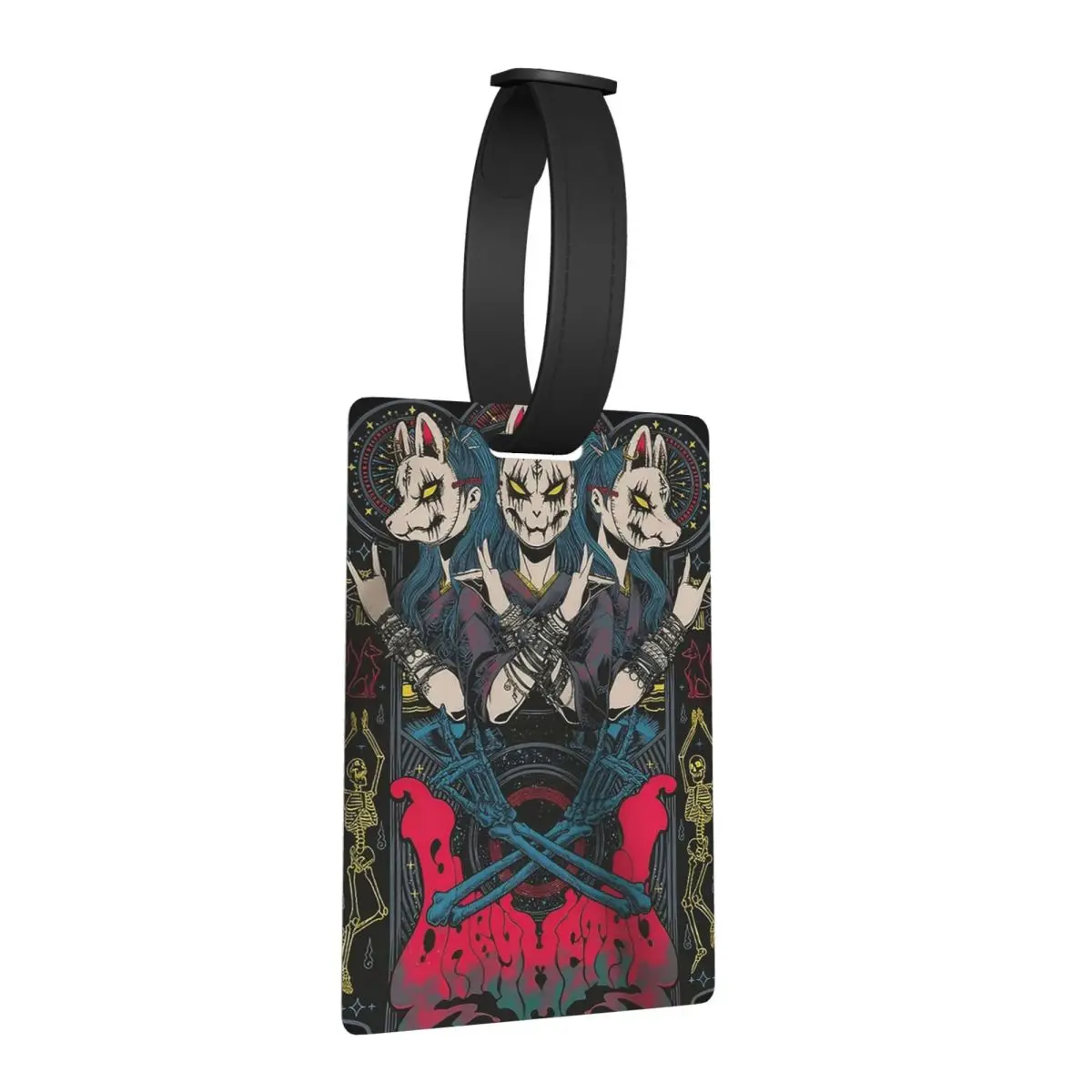 

Babymetal Tour Luggage Tags Suitcase Accessories Travel Baggage Boarding Tag Label Holder ID Name Address