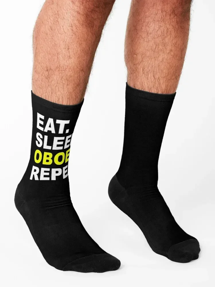 Eat Sleep Oboe Repeat. Socks japanese fashion short sports and leisure valentine gift ideas Socks Woman Men's