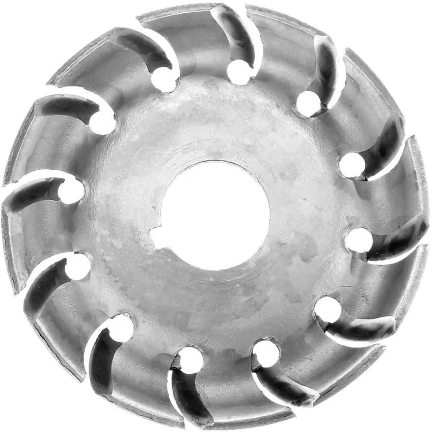 65mm Wood Shaping Disc Wood Carving Disc 16mm Bore 12 Teeth Extreme Shaping Disc for 100mm Angle Grinder Woodworking Tool