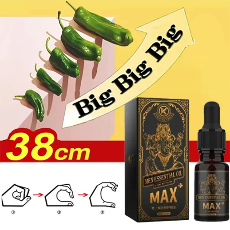 ผู้ชาย Growth & น้ํามันหนาสําหรับอวัยวะเพศชาย Boost Stamina เสริมสร้าง Erection เพิ่มความพึงพอใจทางเพศและ Pleasure