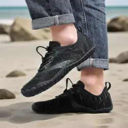 Unisex Wide Toe Barefoot Shoes for Womens Mens Shoes Breathable for Walking Rock Climbing Wrestling Trail Running Sneakers