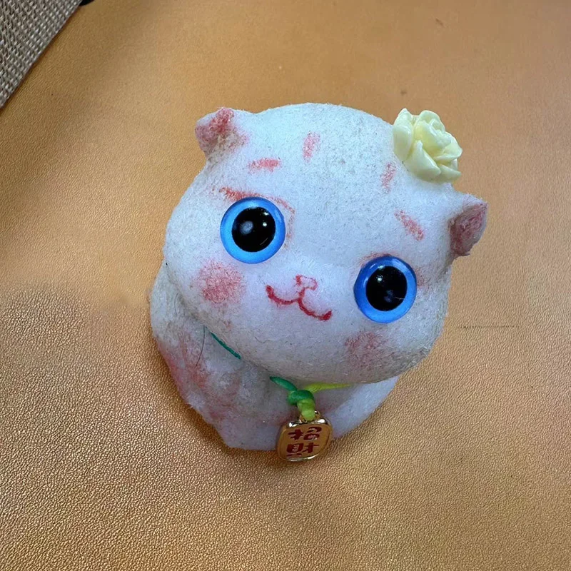 5Inch Mini Reborn Doll Cat Touch Soft Solid Full Silicone Body Children Toys