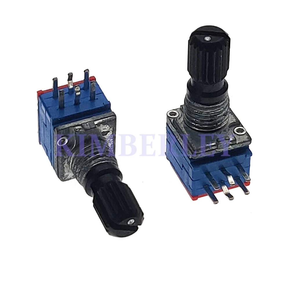 1 Piece PTD902 Precision Potentiometer Double C20K Insulation Shaft Length 15MM Volume Potentiometer