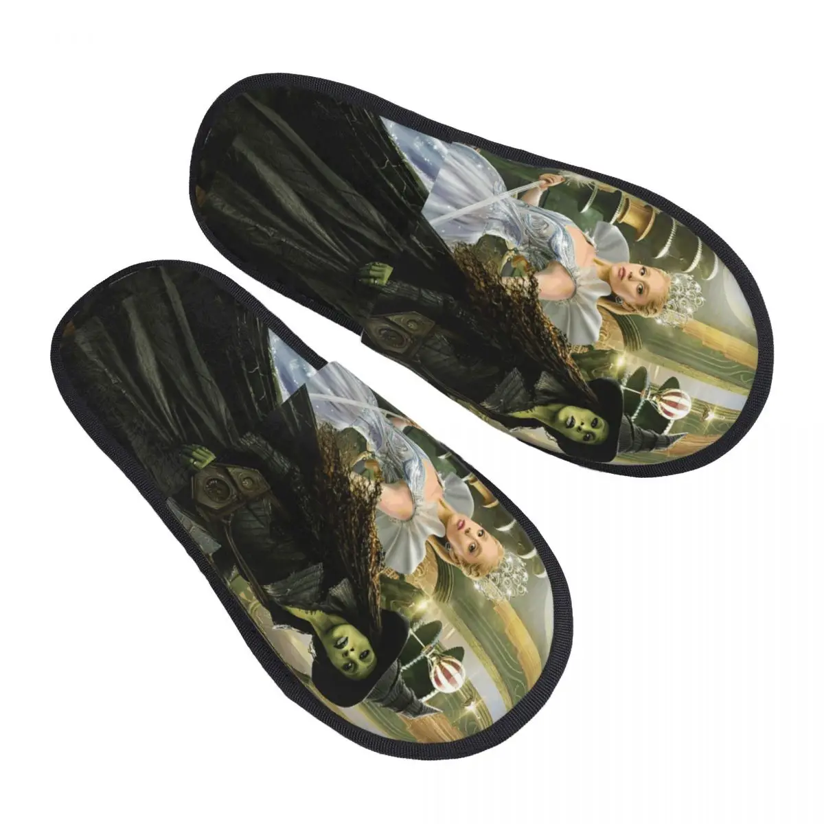 

Wicked For Good Домашние хлопковые тапочки Нескользящие мягкие хлопковые тапочки из пены с эффектом памяти для гостиной