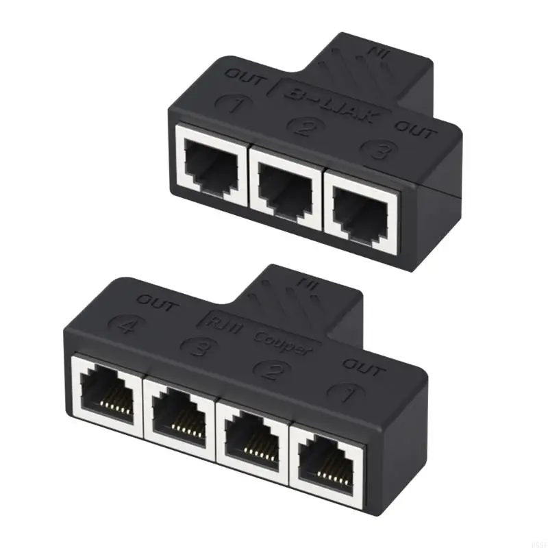 H55F RJ11 6P6C Telephone Splitter 1 to 3/4 Splitter Expand Connection Phone Accessory