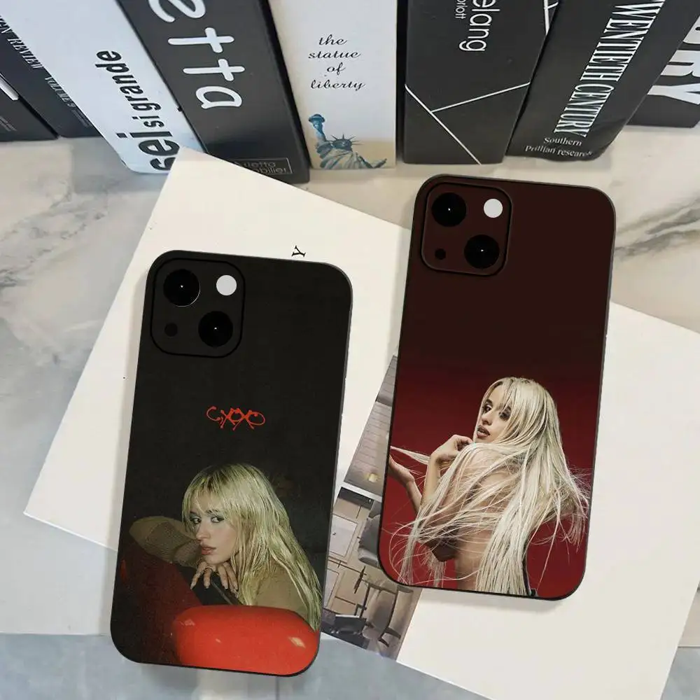 1pc C-Camila C-Cabello Cxoxo Telefon Fall Schwarz Silikon Soft Shell Für IPhone 17 16 15 14 13 12 11 Air Pro Max Plus