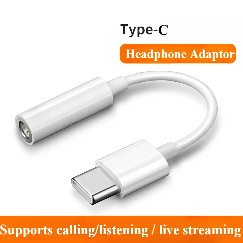 Apple Huawei Adapter Cable Headphone Adaptor Type-c To 3.5 Call Bluetooth Popup Audio