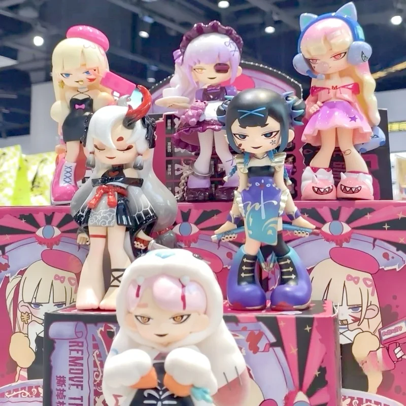 

Yandere Girls Gen.2 Blind Box Remove The Lable Series Fashion Gothic Style Anime Figure Doll Model Toys Desk Table Decor Gifts