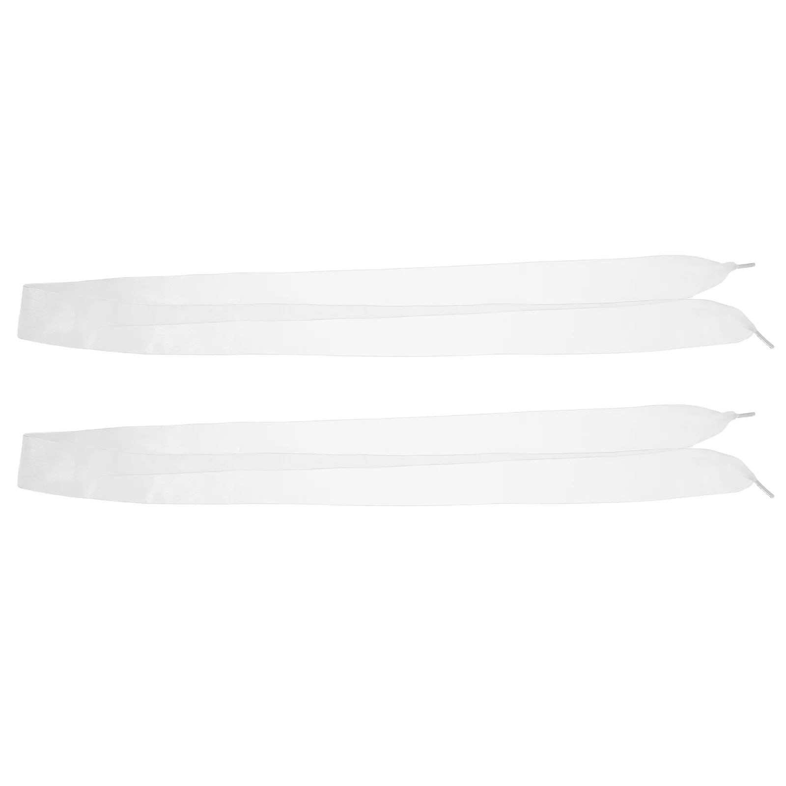 

1Pair Silk Chiffon Ribbon Flat Satin Candy Colored Shoelaces Lace Decorative for Women Sneakers Sandals High Heels Wedding