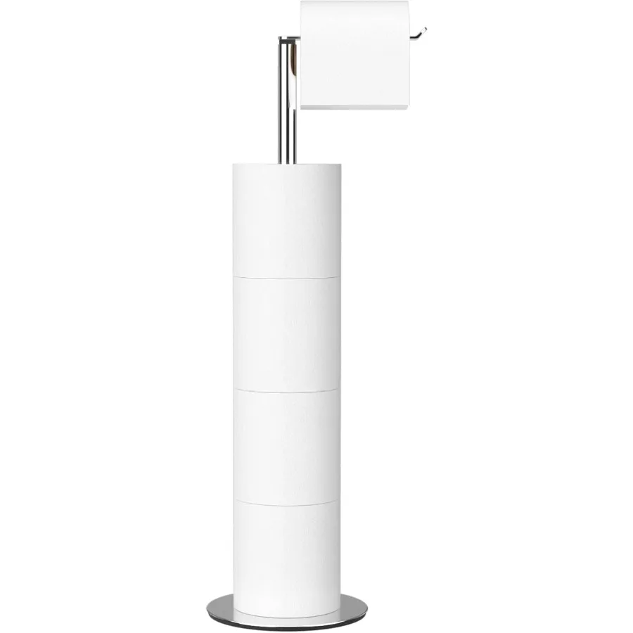 

Подставка для туалетной бумаги и диспенсер для 4 запасных рулонов, отдельно стоящая полка для хранения рулонов туалетной бумаги из нержавеющей стали