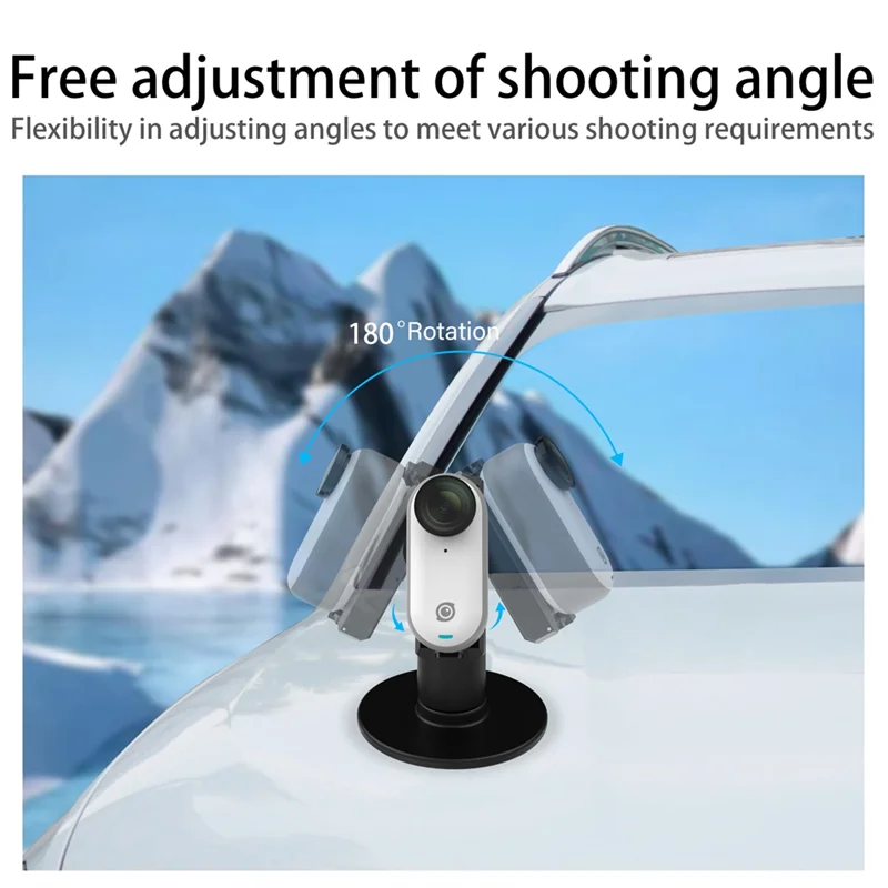 B68C Pivot Stand For Insta360 GO 3 With Type C Interface, With 360° Rotating Action Camera Quick Replacement For VLOG