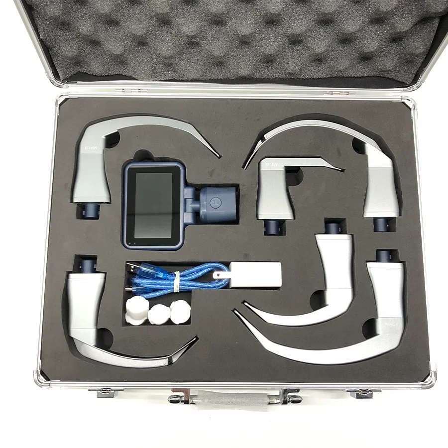 

4.5 inch digital ENT device Video Laryngoscope with Reusable or Disposable Blade for Vet/Human