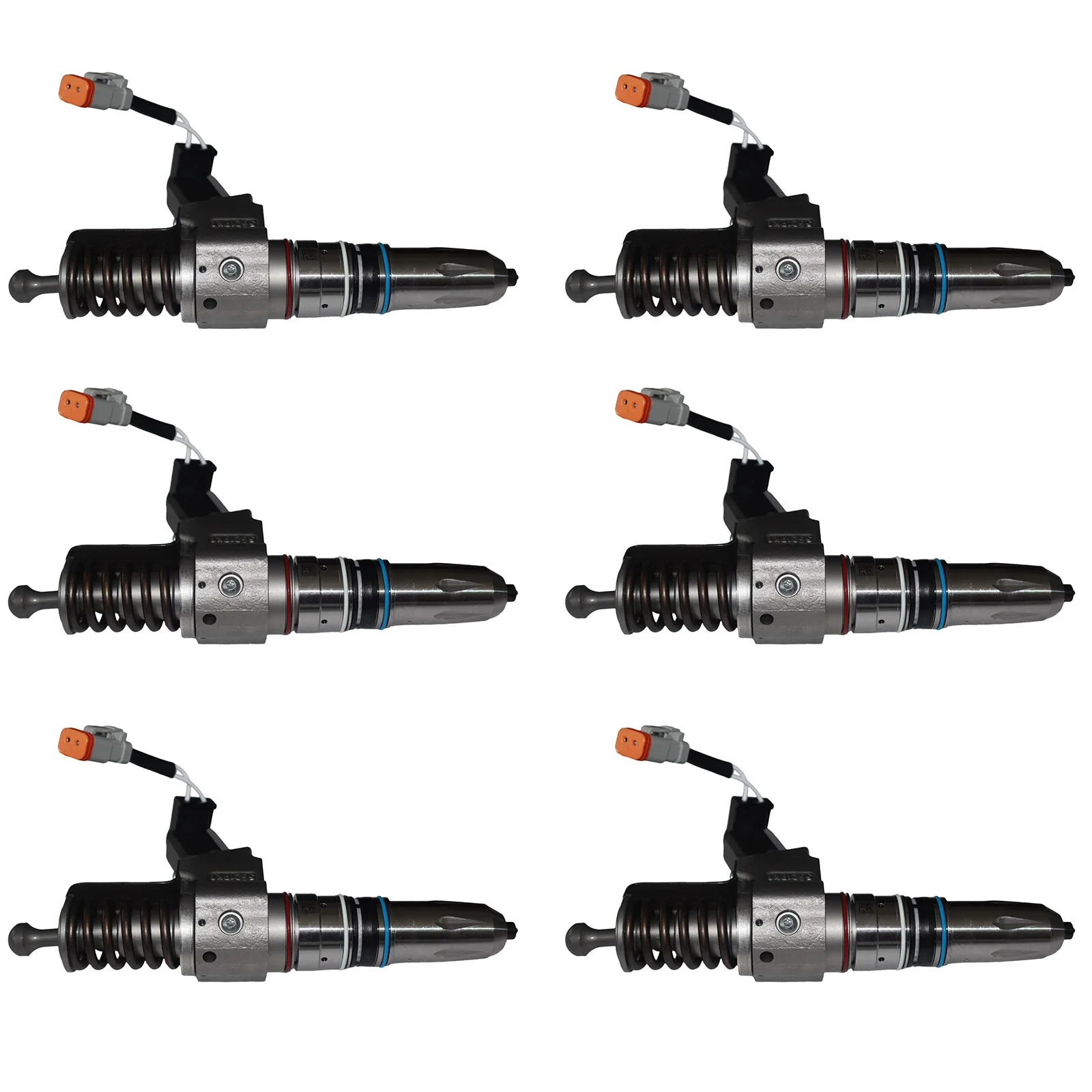 6PCS Diesel Fuel Injector 3411767 For Cummins N14 14.0L Engine