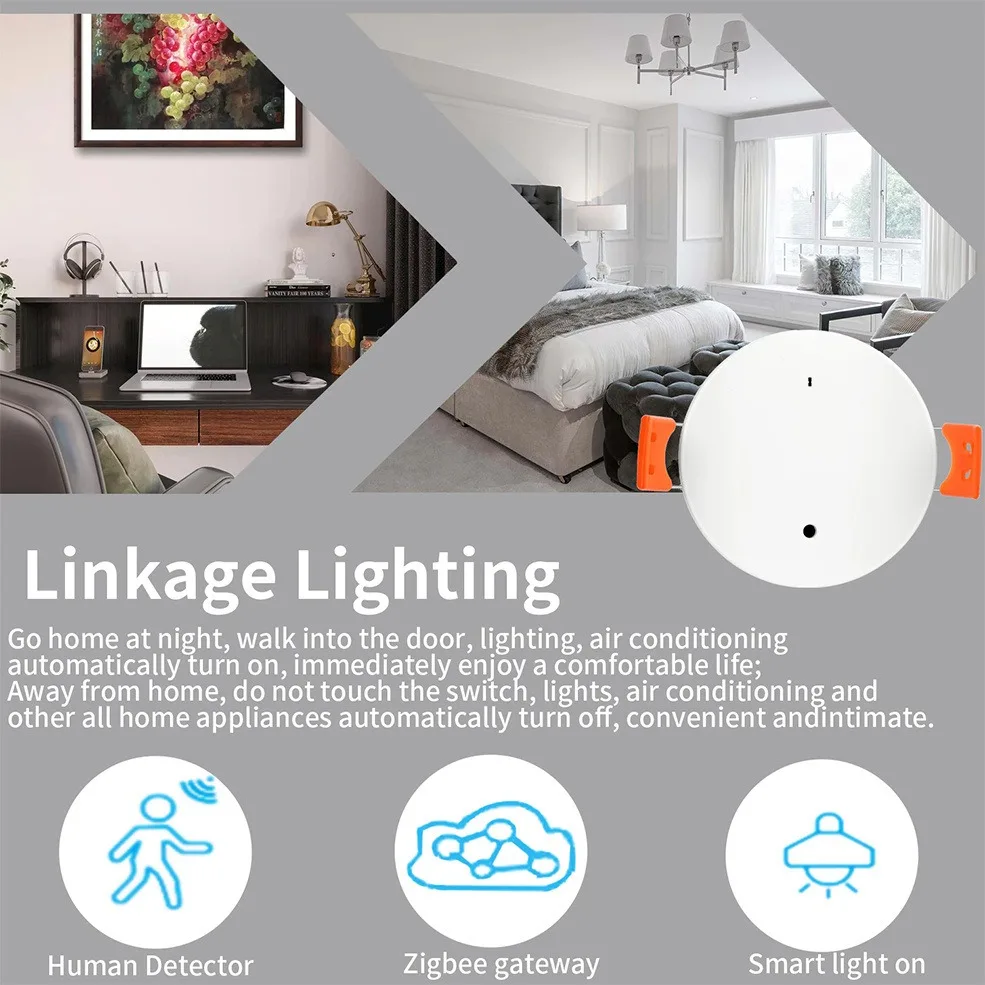 Zigbee Sensor Wifi Human Presence Sensor Tuya Light Body Detection Pressure Motion Family Intelligence System Home Improvement
