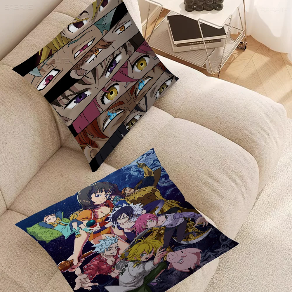 

The Seven Deadly Sins Anime Pillow Anime Pillow Sofa Bed Head Pillow Cover Cushion Cover 45x45 Cm Fashion