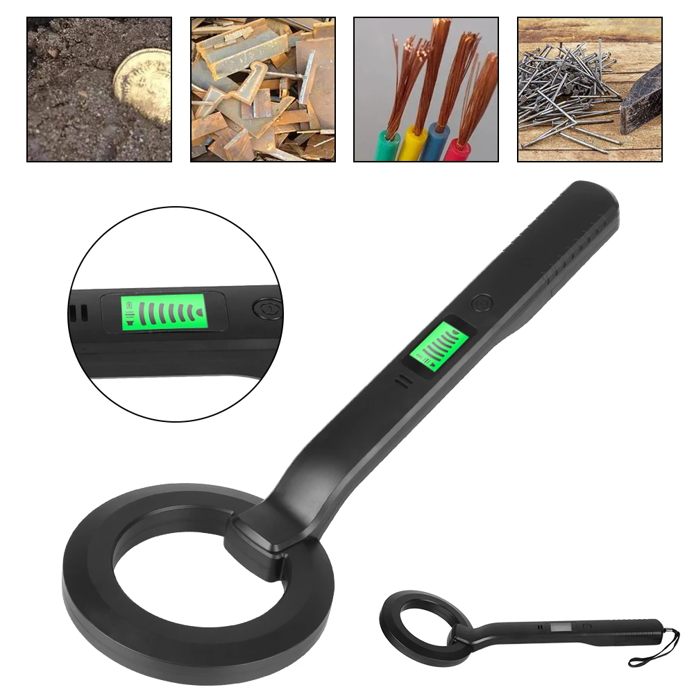 Portable Waterproof Metal Detector Multi-purpose Metal Detector High Sensitivity With Audio And Vibration Alarms 360 ° Scanning