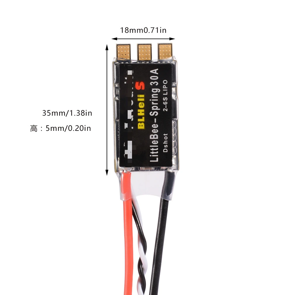 Heli-S 20A/30A ESC traverses FPV brute force BLS DSHOT