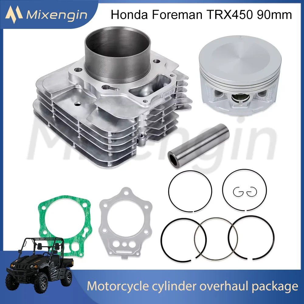 ATV STD 90mm For Honda Foreman TRX450ES 12100-HN0-A00 1998-2004 Motor Engine Parts cylinder piston gasket Rebuild Overhaul kit