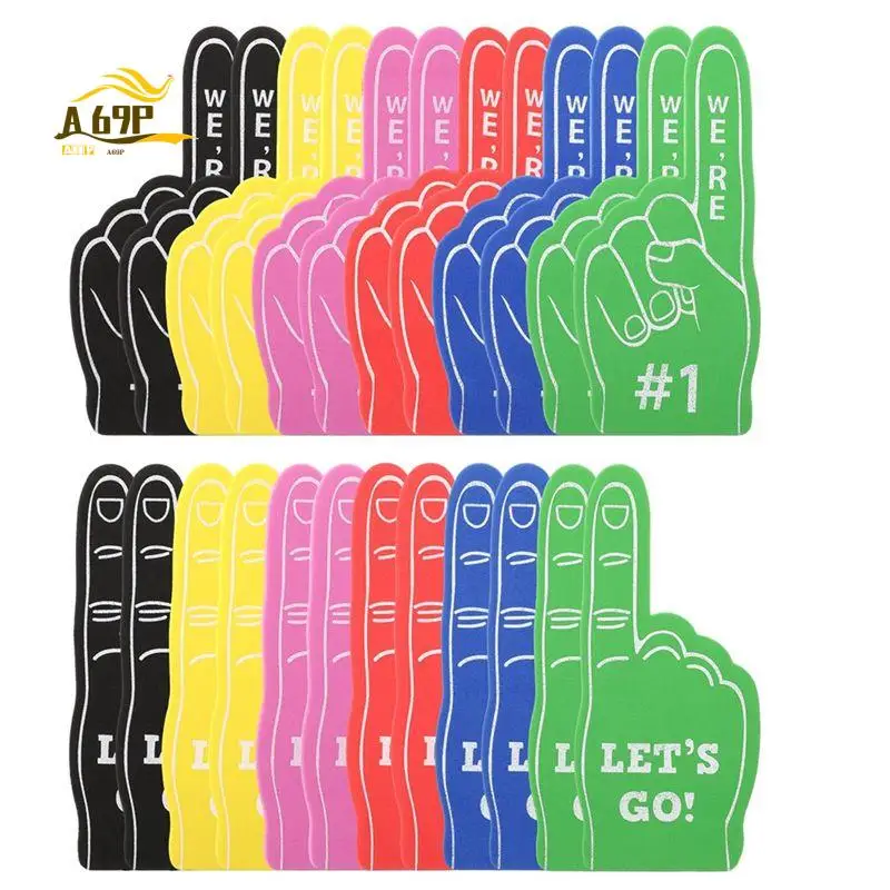 

A69P-Mini Foam Finger Sports Foam Finger,Sporting Events Sticks For Basketball Football Dance Games Party Supplies