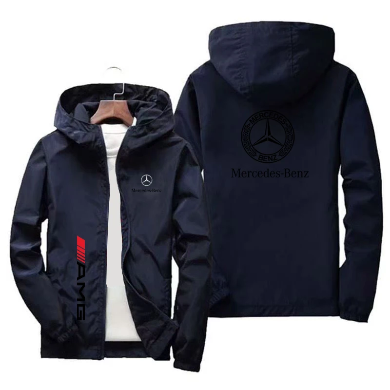 2024 Men\'s and Women\'s Mercedes Benz Motorcycle Riding Windbreakers, Men\'s and Women\'s Sports Windbreakers, Sports and Leisure