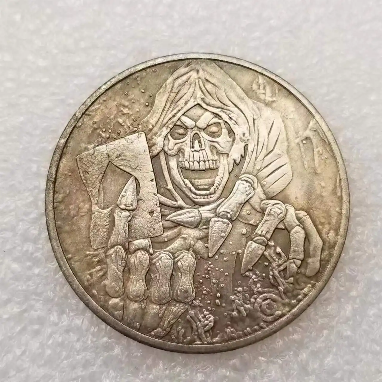 Hobo Nickel Lucky Fortune Toy Coin Ancient Skeleton Pirate Silver Coins Collectibles Commemorative Coin Gifts #4731