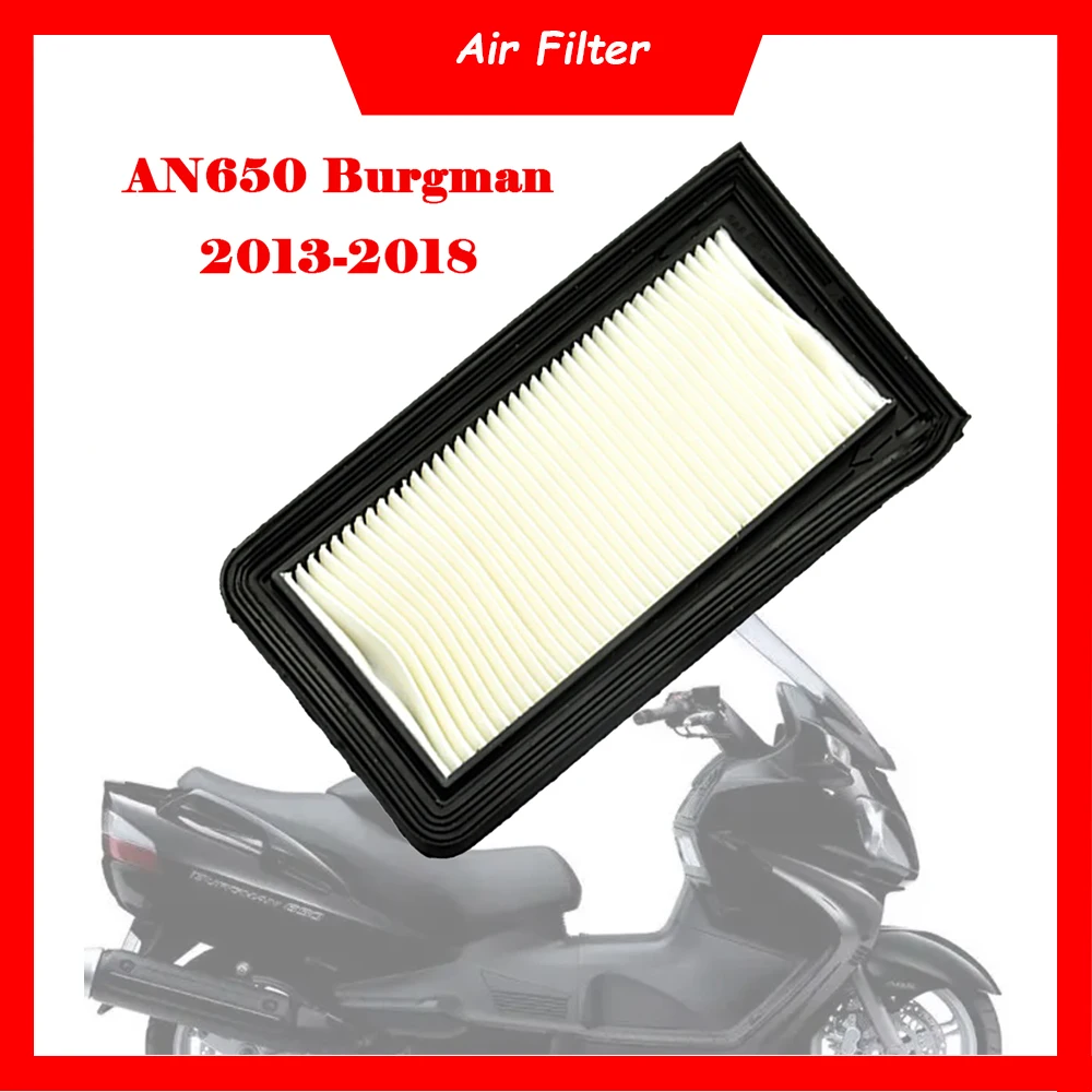 Motorcycle Replacement Engine Air Filter Cleaner Air Intake Filter Element For Suzuki AN650 AN 650 Burgman 2003-2018