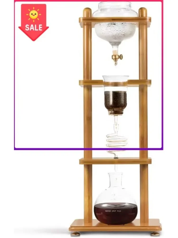 Brand new fast shippingBestsellerYama Cold Brew Maker I Ice Coffee Machine With Slow Drip Technology I Makes 6-8 cups (32oz), La