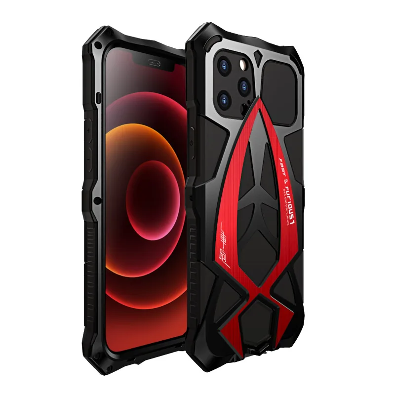 

Luphie Original Metal 360 Full Protect Armor Case For Iphone 12 Pro Phone Cover For Iphone 12 Mini Shockproof Fundas Coque