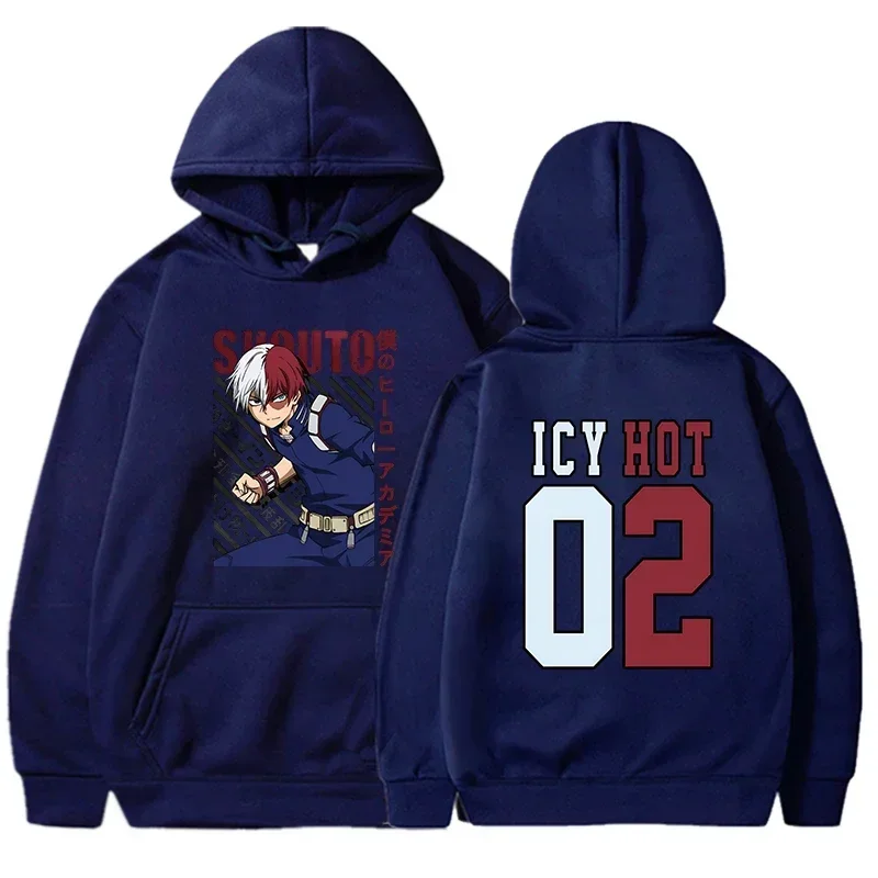 Neue Todoroki Shoto Drucken Anime Hoodie Mode Frauen Männer Casual Tops Herbst Und Winter Sweatshirts Langarm Harajuku Pullover – Detail 5