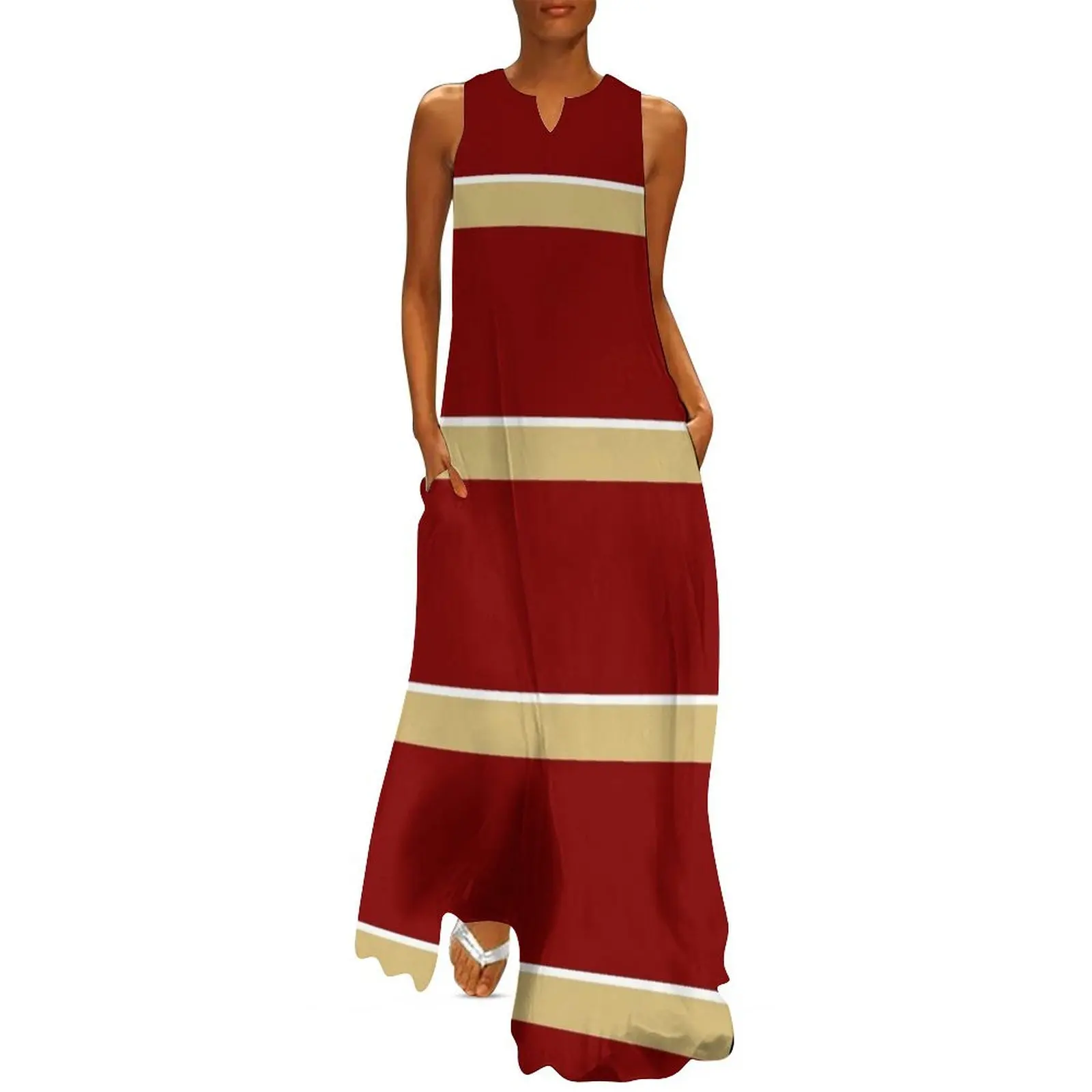 

Maroon Gold and White Long Dress women clothes elegant women's dresses sale cocktail dresses prom dresses Dress