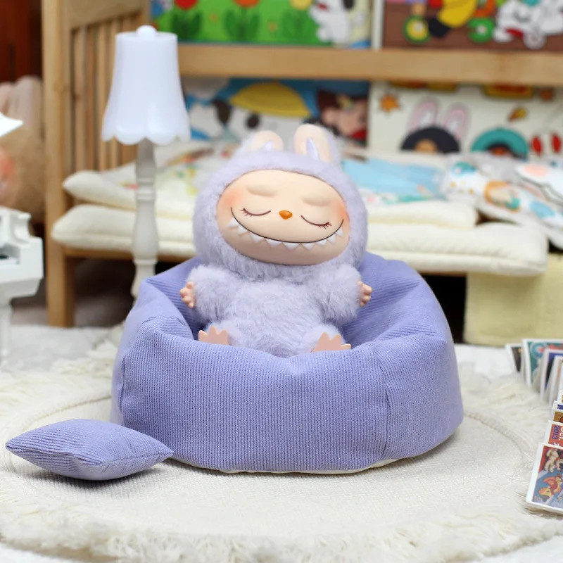 

labubu Accessories Doll Special Lazy Sofa Doll Accessories Two-piece Set Sofa & Pillow (No Doll) doll house accessories