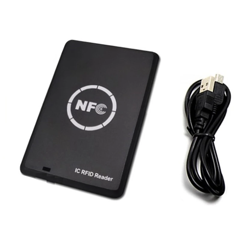 Duplikator NFC pembaca kartu pintar, pembaca kartu RFID IC RFID, penulis pembaca kartu cerdas 13.56Mhz, pemrogram terenkripsi