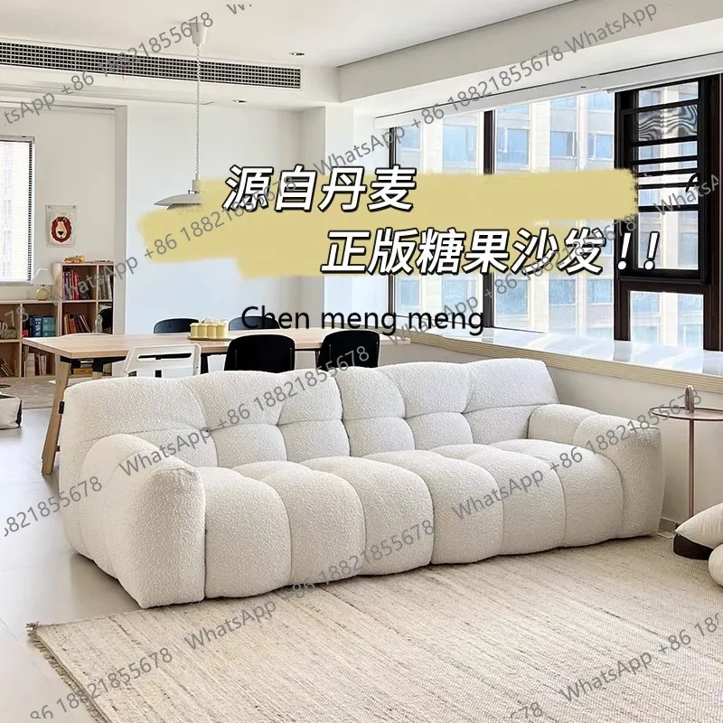 Classic Modern Living Room Sofa Minimalist Family Comfortable Couch Living Room Sofa Puff Design Divani Da Soggiorno Furnitures